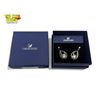 Image 1 : Swarovski Megan Drop Crystal Earrings With Original Box