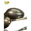 Image 6 : 6x Vintage Silver Spoons: 800, Lion Hallmark, & Sterling