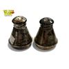 Image 4 : 2x Vintage Sterling Silver Salt + Pepper Shakers