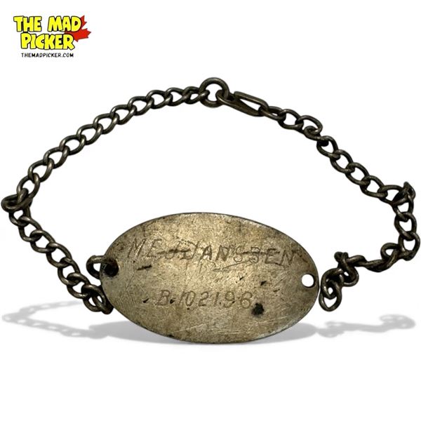 Vintage Sterling Silver ID Bracelet