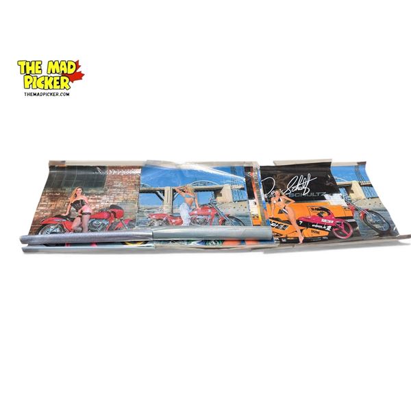 Assorted Laminated  Automotive Modelling Girls Posters