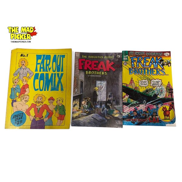 Vintage Comics: Freak Brothers & Far Out Comix (Adults Only)