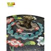 Image 3 : Vintage Chinese Cloisonne Round Box With Foo Dog Handled Lid