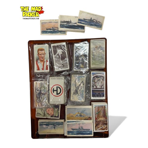Vintage Cigarette Cards: Ships, Football Players, Airplanes, & More