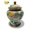 Image 1 : Vintage Floral Cloisonne Vase