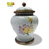 Image 2 : Vintage Floral Cloisonne Vase