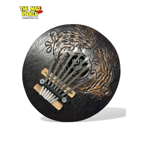 Vintage Handmade Coconut Finger Instrument