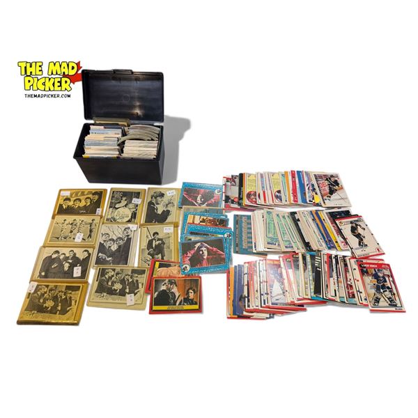 Assorted Collectible Cards: Sports (Hockey, Baseball), Beatles, Star Wars, & E.T.
