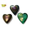 Image 1 : 3x Robert Held Heart Art Glass Paperweights (1 Signed)