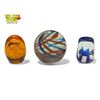 Image 1 : 3x Art Glass Paperweights