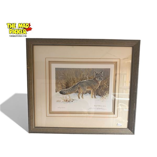 1985 Robert Bateman Signed L.E.P. "Swift Fox Study" 403/950