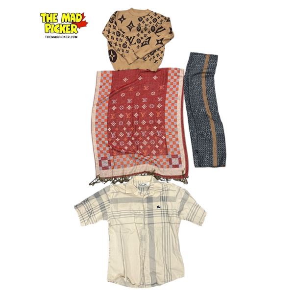 Reproduction Designer Wear: Scarves & Tops : Burberry, Louis Vuitton, Givenchy