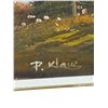 Image 2 : P. Klaus Signed Original OIl On Canvas Painting - Nature Mountain Scene