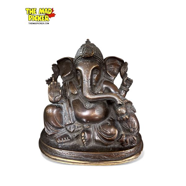 Heavy Bronze Lord Ganesh Statue