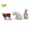 Image 2 : 3x Porcelain Collectibles: Beswick Cow, Lladro Polar Bear, & Royal Albert Mr. Benjamin Bunny