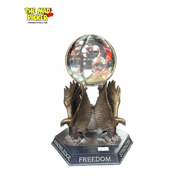 Franklin Mint "Vision Of The Eagle" On Solid Bronze Base