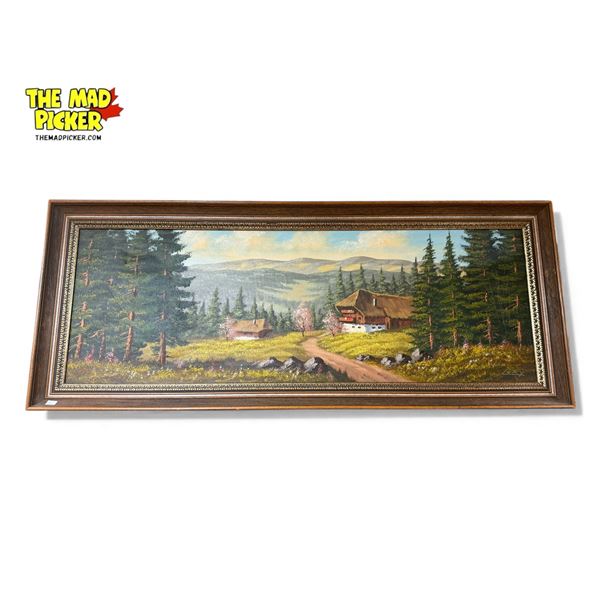 Vintage Lehy Signed Original Oil On Canvas Painting