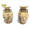 Image 2 : 5x Asian Porcelain Collectibles: Planter, Vases, Lidded Urn (Damaged)