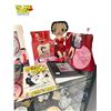 Image 6 : Assorted Betty Boop Collectibles: Watches, Plate, Stocking, DVDs, Highballs, Belt Buckles, & More
