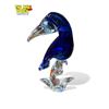 Image 5 : Murano Glass Blue Pelican Figurine