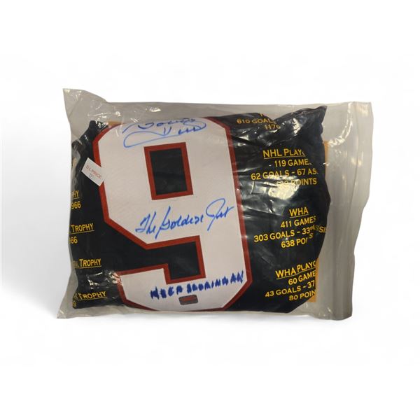 Bobby Hull Golden Jed Edition of 9 Black Career Hand-Autographed Jersey - with COA