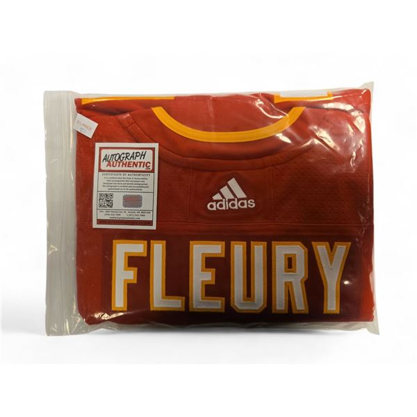 Theoren "Theo" Fleury Hand-Autographed Jersey N0. "14" - with COA