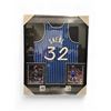 Image 1 : Shaquille O'Neal #32 Orlando Magic NBA Hand-Autographed Framed Jersey N0. "32" (Frame: 33 1/2" L x 4
