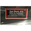 Image 3 : Tom Brady #12 Tampa Bay Buccaneers Superbowl Champion Autographed Framed Limited Jersey Retail $3500