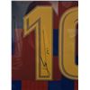 Image 2 : Lionel Messi FC Barcelona Hand-Autographed Framed Jersey - with COA (Frame: 36" L x 45" H x 1/2" D.)