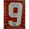 Image 2 : Gordie Howe #9 "Mr. Hockey" Detroit Red Wings "HOF 1972" Limited Edition of 199 Career Framed Jersey