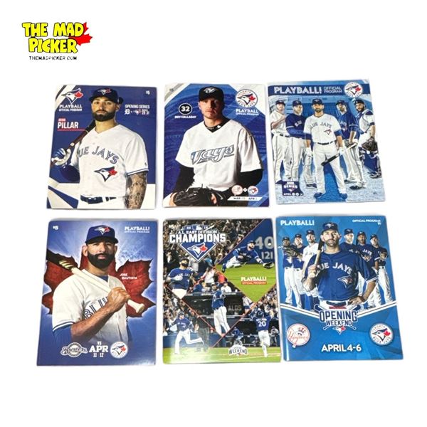 2014-2018 Toronto Blue Jays Home Opener Programs and Tickets