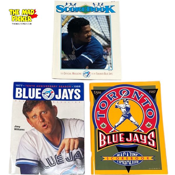 1986-1988 Toronto Blue Jays Home Opener Programs and Tickets