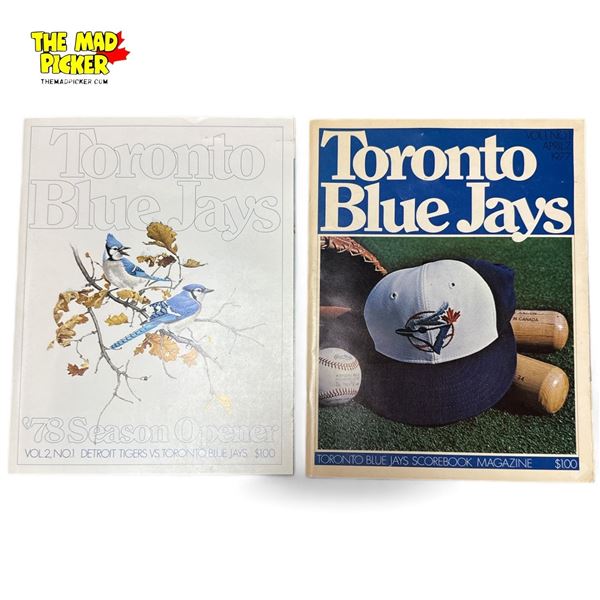 1977-1978 Inaugural Toronto Blue Jays Home Opener Programs and Tickets