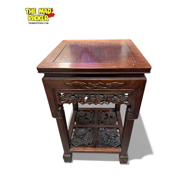 Vintage Chinese Pedestal Table