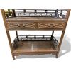 Image 2 : Vintage Chinese 3x Tier Double Drawer Shelf