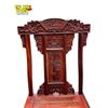 Image 15 : Beautiful Vintage Chinese Rosewood Dining Table With Great Details + Lazy Susan