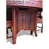 Image 16 : Beautiful Vintage Chinese Rosewood Dining Table With Great Details + Lazy Susan