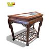 Image 2 : Vintage Chinese Rosewood Stone Inlay Top Hall Table