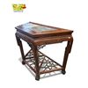 Image 3 : Vintage Chinese Rosewood Stone Inlay Top Hall Table