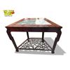 Image 5 : Vintage Chinese Rosewood Stone Inlay Top Hall Table