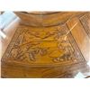 Image 10 : Beautiful Vintage Chinese Rosewood Dining Table With Great Details + Lazy Susan