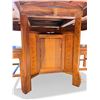 Image 14 : Beautiful Vintage Chinese Rosewood Dining Table With Great Details + Lazy Susan