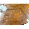 Image 6 : Beautiful Vintage Chinese Rosewood Dining Table With Great Details + Lazy Susan