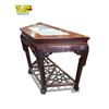 Image 3 : Vintage Chinese Rosewood Stone Inlay Top Hall Table