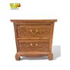 Image 2 : 2x Vintage Chinese Double Drawer Night Stands