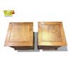 Image 3 : 2x Vintage Chinese Double Drawer Night Stands