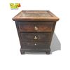 Image 1 : Vintage Chinese Triple Drawer Side Table (Heavy)
