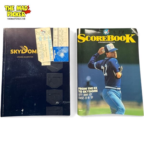 May 28th, 1989 Toronto Blue Jays 1st Game at the Skydome w Tickets & 1989 Season Opener Programs
