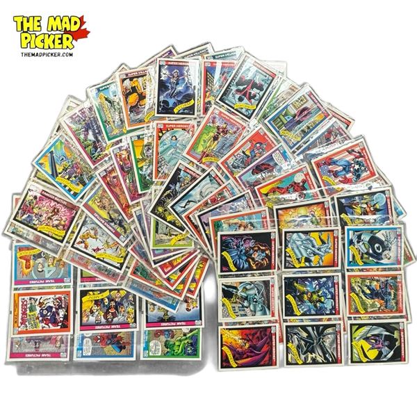 Collection of 1990 Marvel Comics Super Heroes Trading Cards