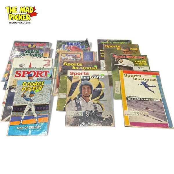 Collection of 1960's Sports Illustrated Sports Magazines and More
